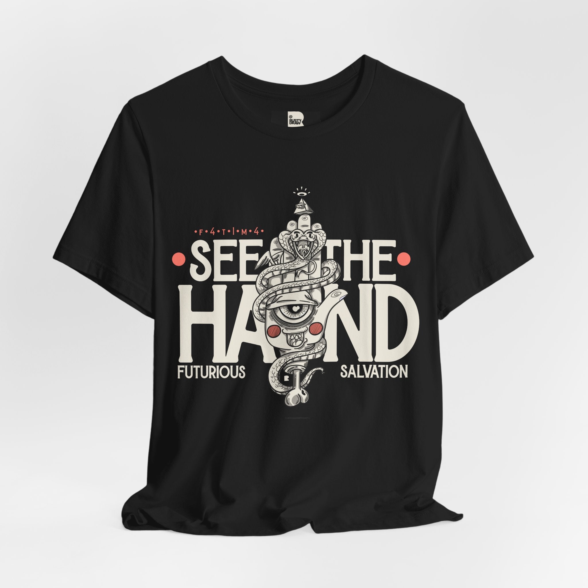 "F4T1M4" Modern Hamsa - Streetwear Tee