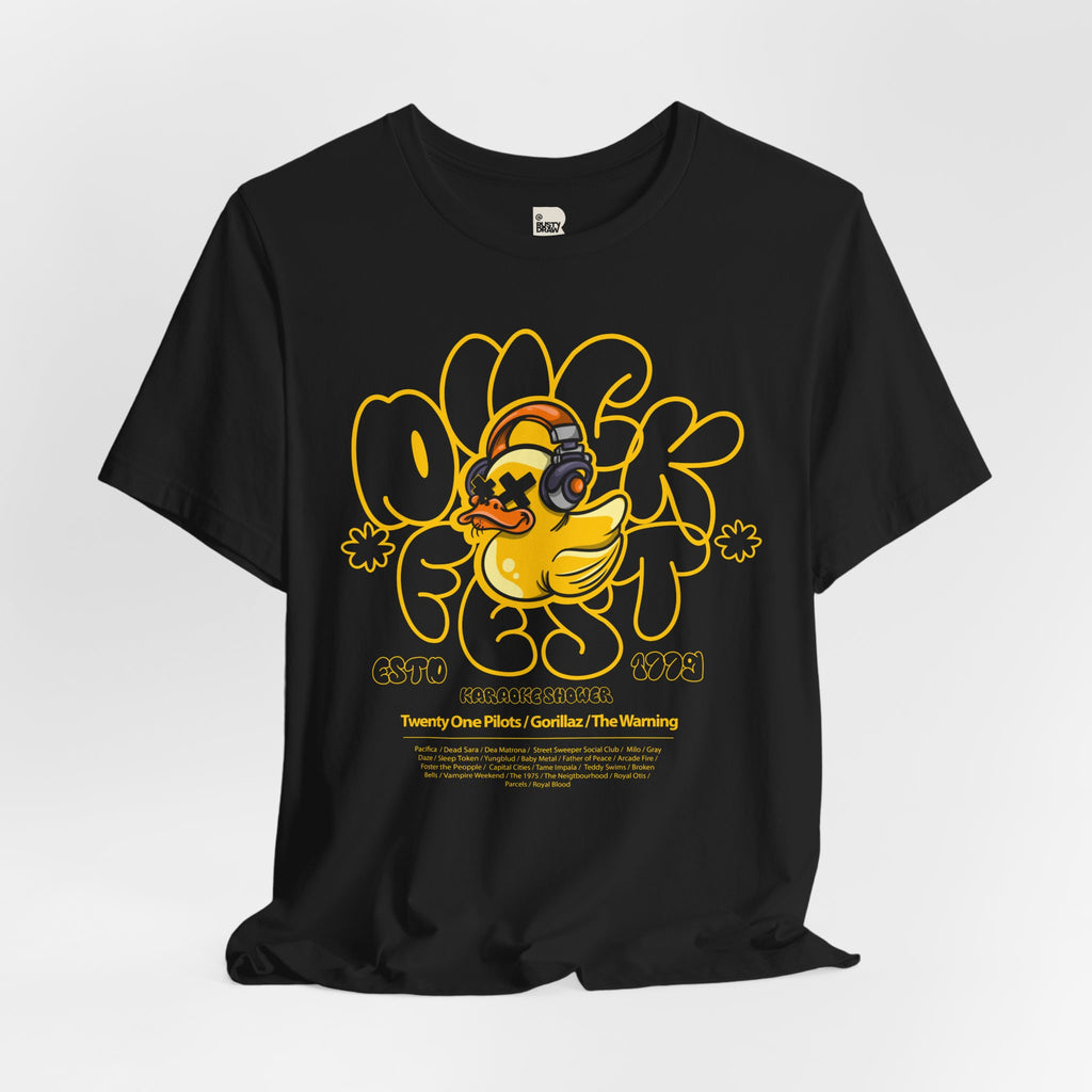 "Duck Fest" Music Lineup - Vintage Indie Band Graphic Tee