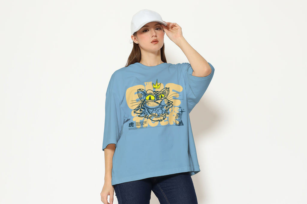 Y2K Neon Tiger Streetwear Tee