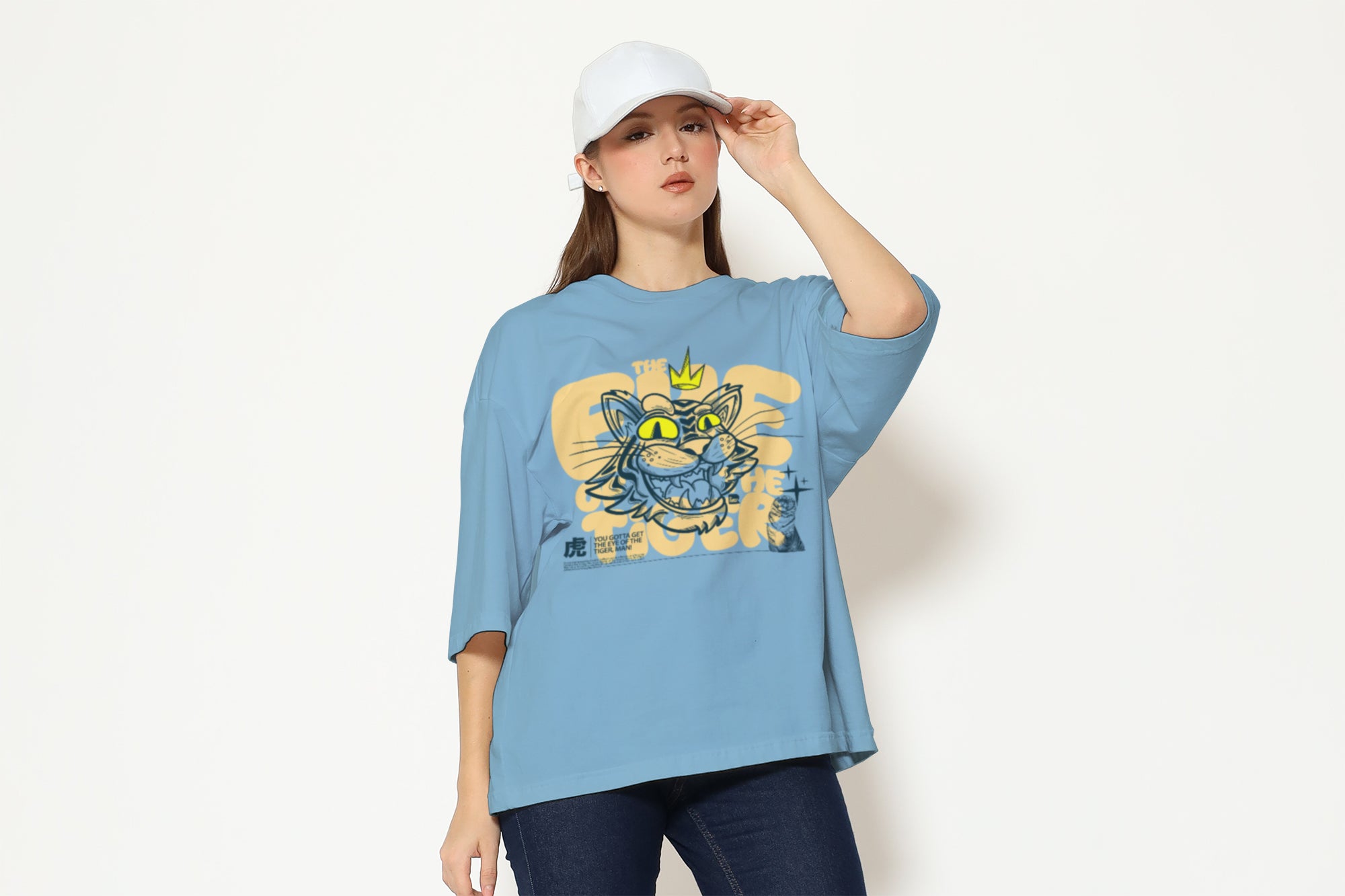 Y2K Neon Tiger Streetwear Tee