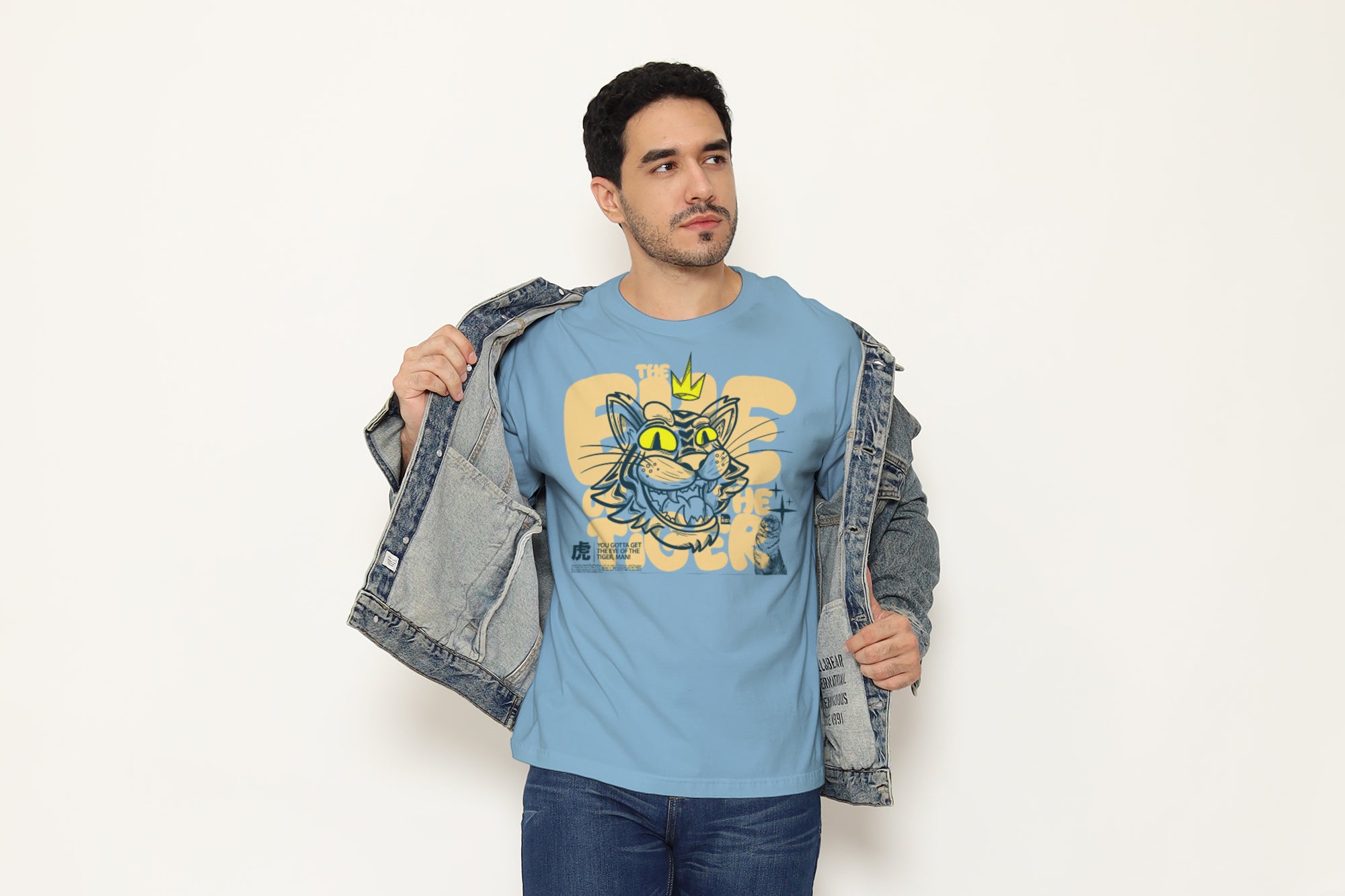 Y2K Neon Tiger Streetwear Tee