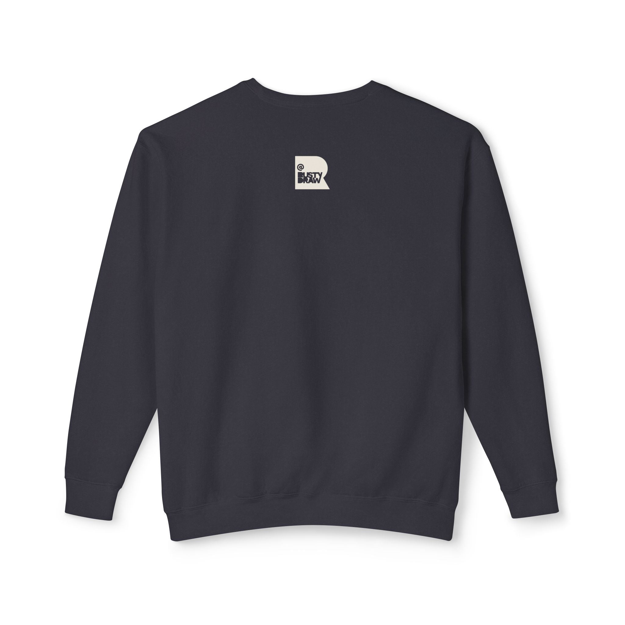 "F4T1M4" Modern Hamsa Hand – Mystical Graphic Crewneck Sweatshirt